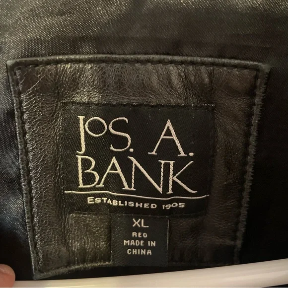 Men’s Genuine Leather Black Bomber Jacket - Picture 5 of 11